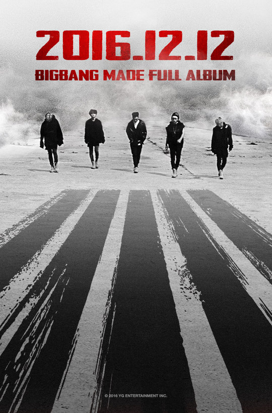 BIGBANG12月12日回歸 十周年企劃最終曲