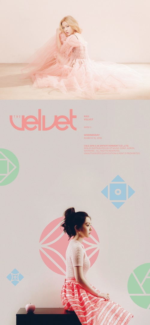 Red Velvet16日發新輯 Yeri、Irene宣傳照曝光