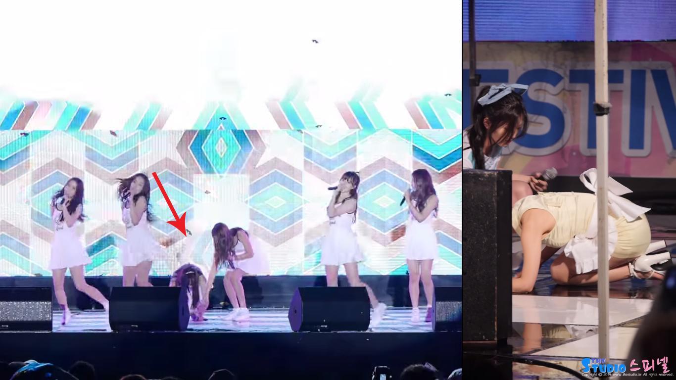 有網友列出了各種意想不到的情況和事故的k Pop偶像舞台 Seoulsunday Com