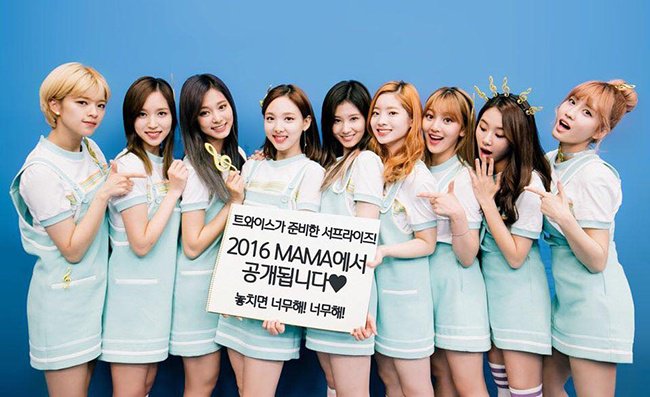 TWICE《MAMA》特別舞台預告照(來源：TWICE@Facebook)