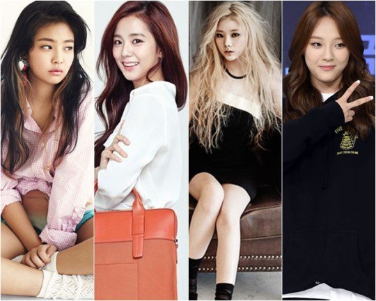 YG 新女團可能成員：Jennie Kim、金智秀、張漢娜、SUA(來源：OSEN)