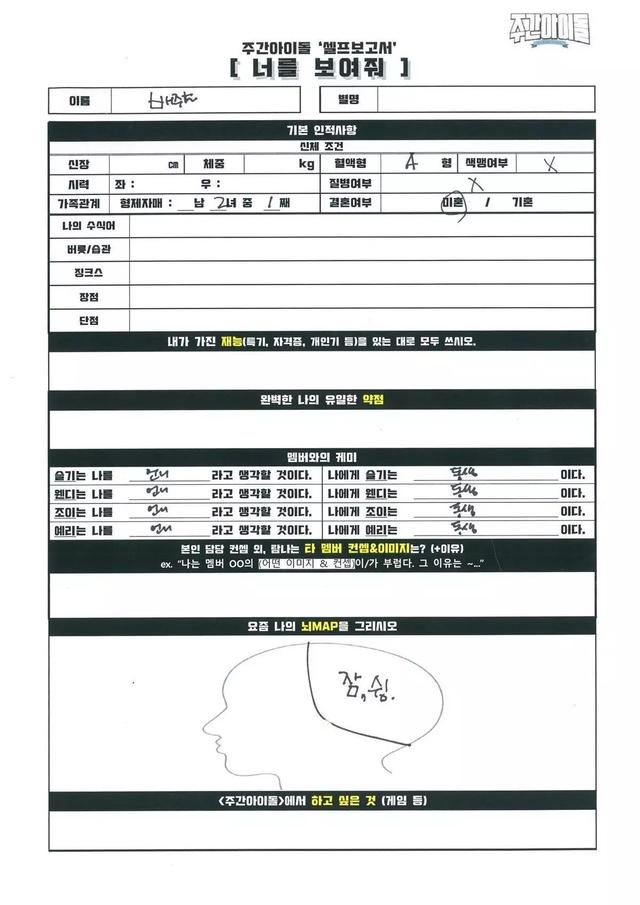 Red Velvet IRENE《一周偶像》交白卷引爭議！ 韓網友：完全沒誠意