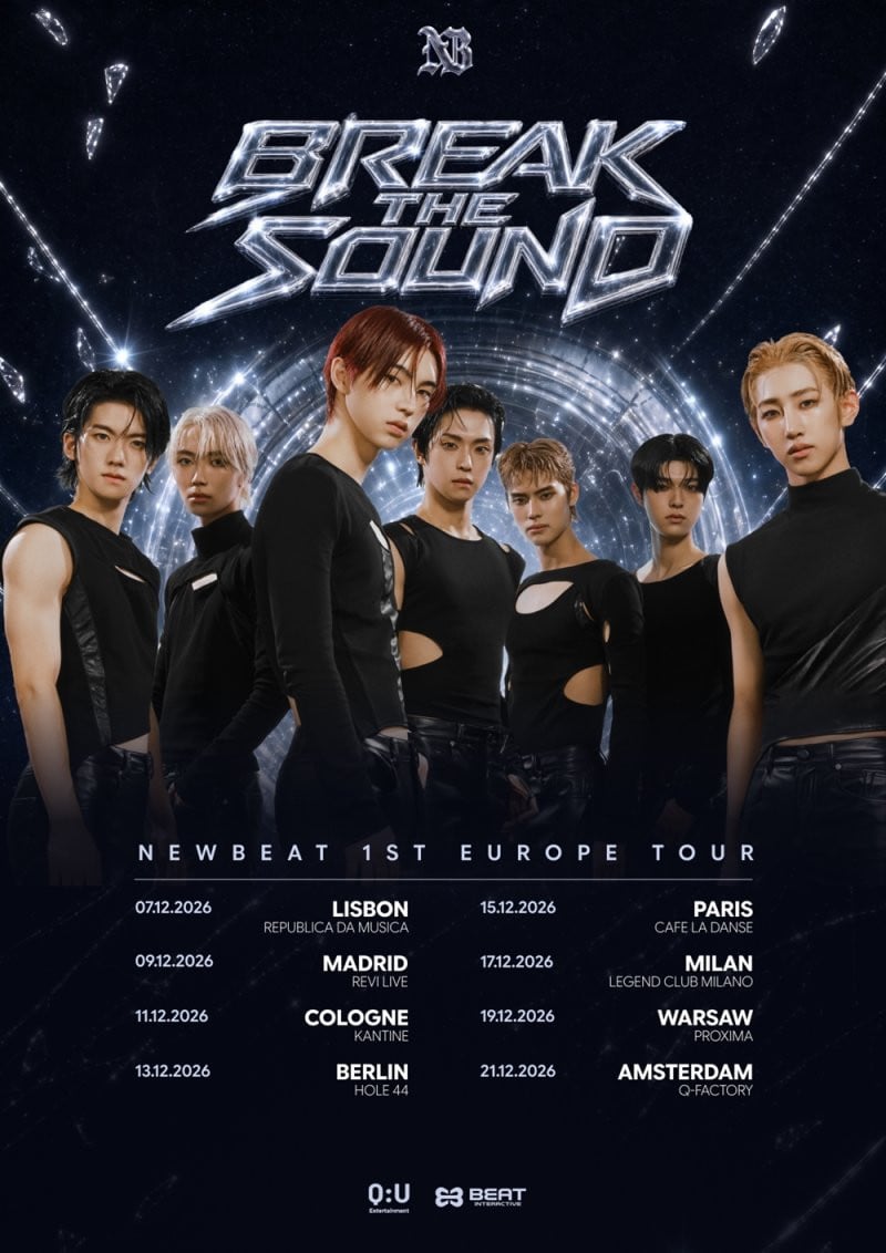 NEWBEAT book eight European cities for their first tour there in December