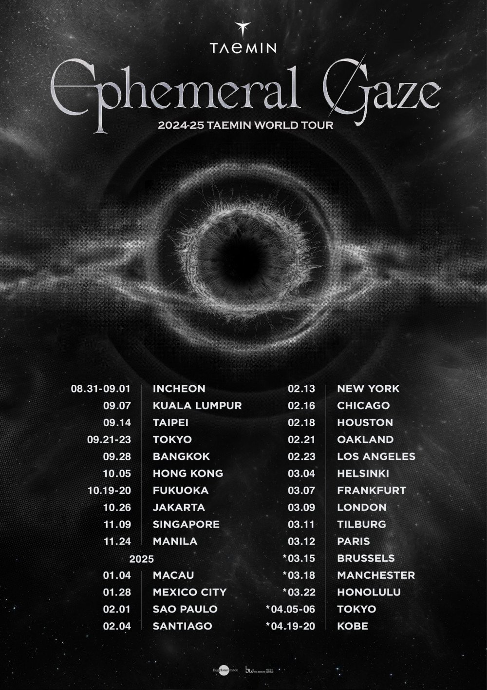 Ephemeral Gaze World Tour poster