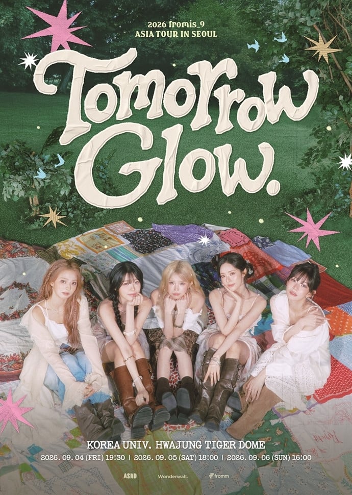 fromis_9 將於9月4日在首爾揭開2026年亞洲巡演 'TOMORROW GLOW.' 序幕