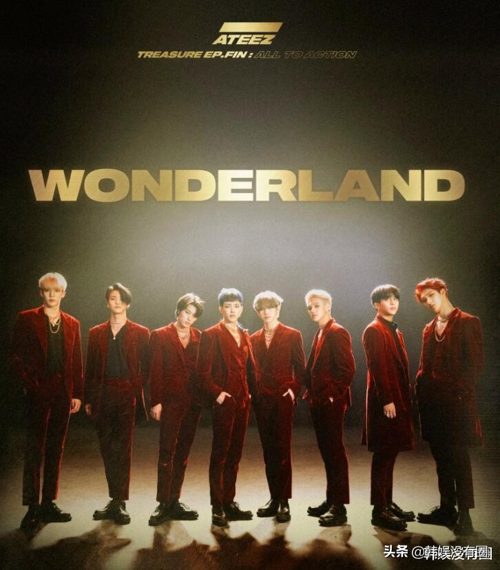 第一支！韓國男團ATEEZ《WONDERLAND》MV油管點擊量破億