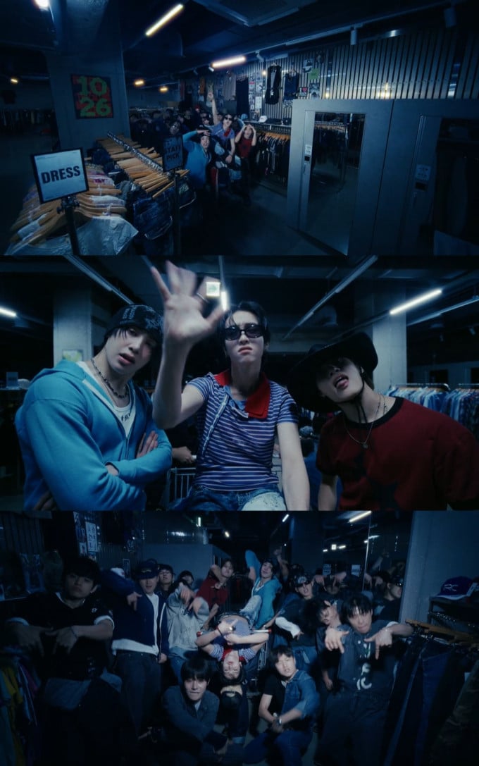 xikers' Junmin, Yujun, and Hunter take the performance unit video for 'JUST FOR FUN (Remix)'
