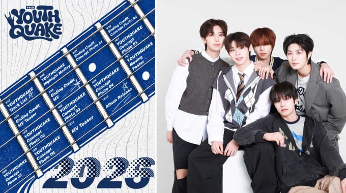 V01D comeback scheduler for their second mini album YOUTHQUAKE