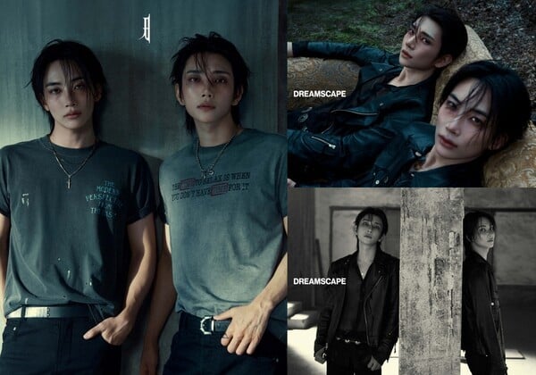 SEVENTEEN's Jeonghan and Joshua turn to a rougher mood in the 'Dreamchasers' concept photos for 'DREAMSCAPE'