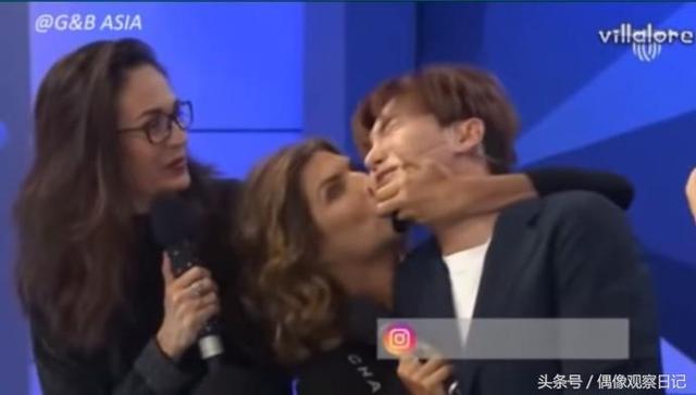Super Junior成員被性騷擾？ 墨西哥錄製節目時遭女主持人強吻！