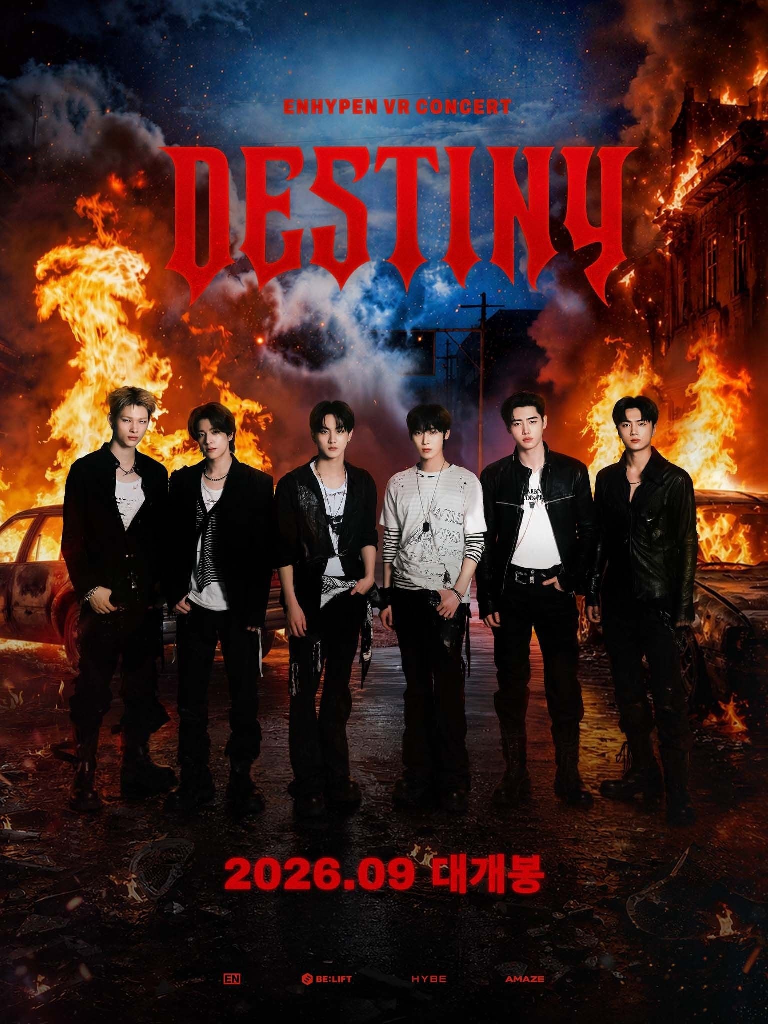 ENHYPEN's 'DESTINY' VR concert opens with member choices that change the story