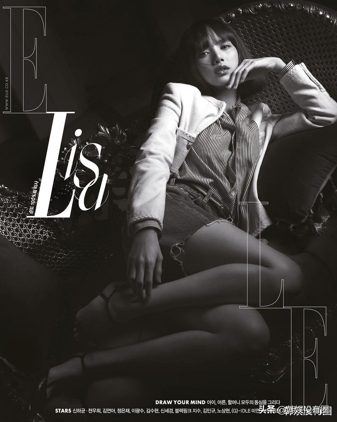 “人間芭比”Lisa登《ELLE》5月刊封面：談SOLO、談BLACKPINK