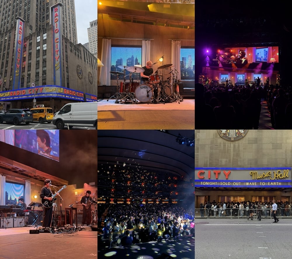 wave to earth sell out New York's Radio City Music Hall on their world tour