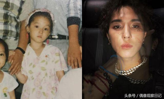 韓國清新系美女演員公開童年照，粉絲發現竟驚似大勢男團成員！