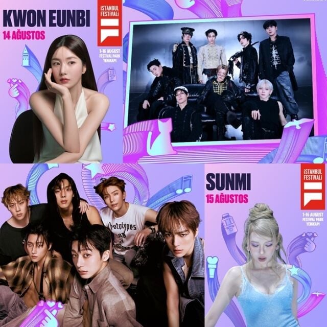 Kwon Eunbi, ATEEZ, Sunmi, and MONSTA X to perform at Istanbul Festival