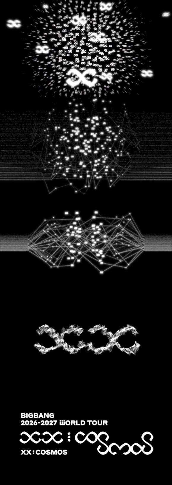 BIGBANG公開20週年世界巡演《XX : COSMOS》標誌動畫