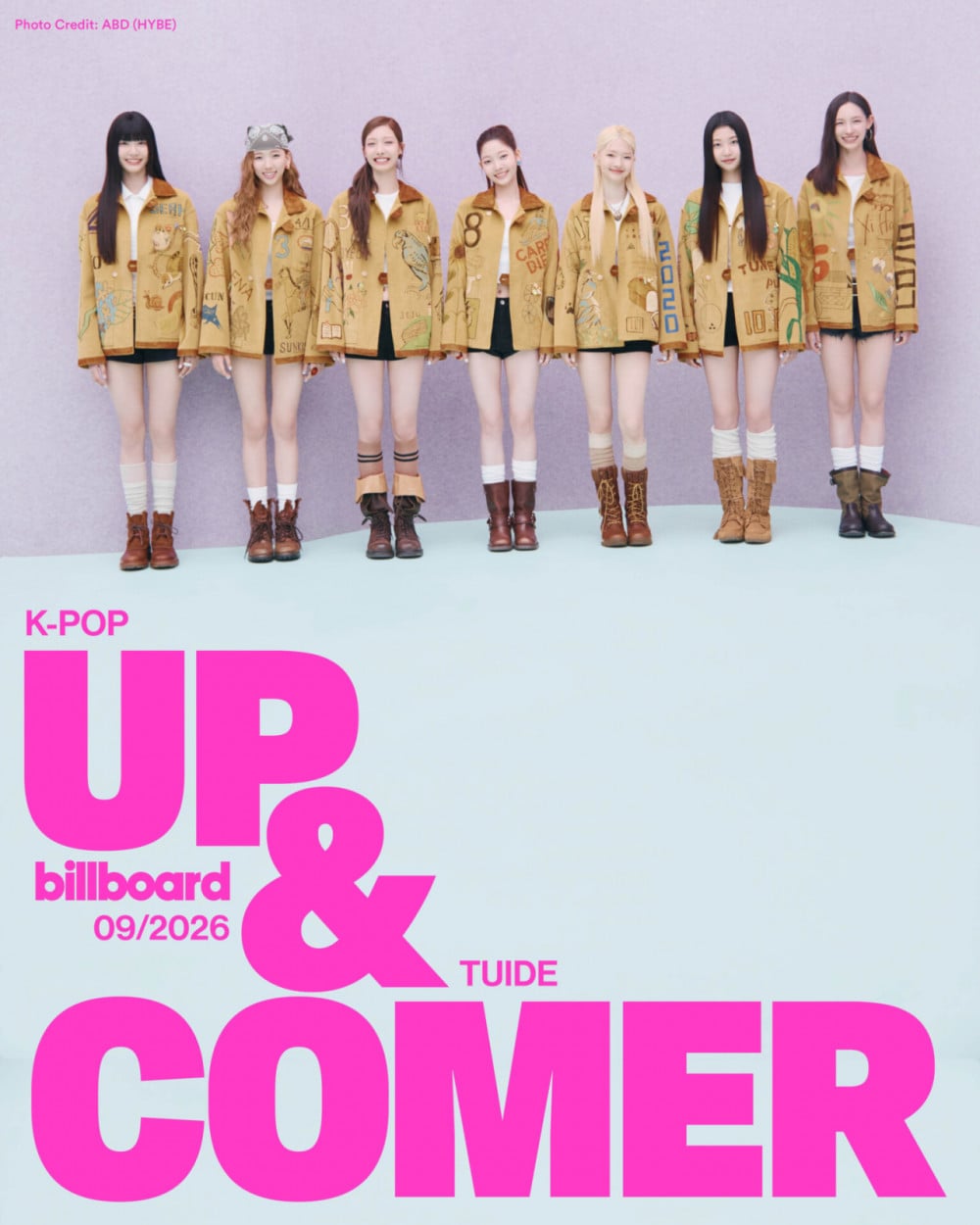 TUIDE獲選為Billboard九月K-pop Up & Comer，出道僅一個月