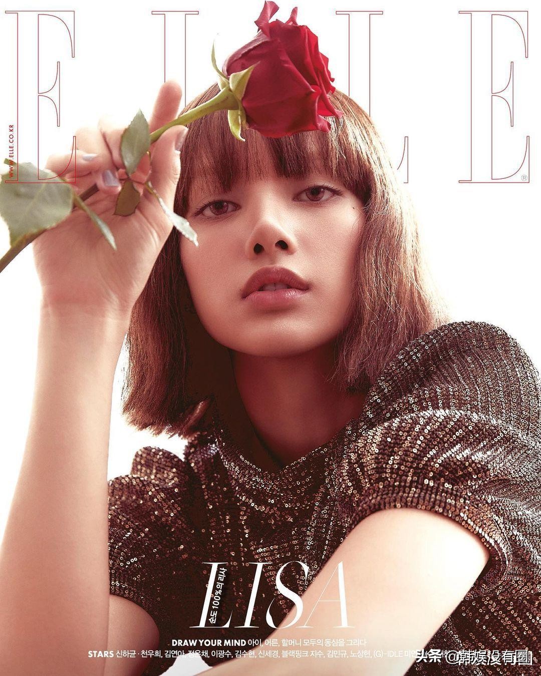 “人間芭比”Lisa登《ELLE》5月刊封面：談SOLO、談BLACKPINK