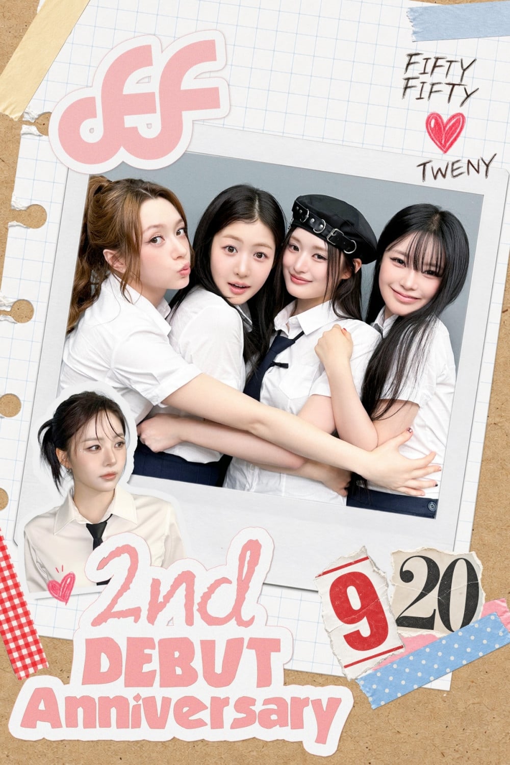 FIFTY FIFTY mark their second debut anniversary with fandom TWENY