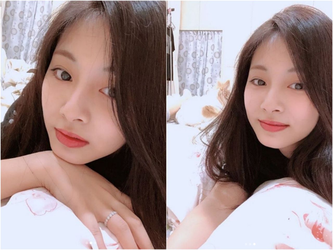 ▲周子瑜發文曬照拜年。 (圖/TWICE IG)