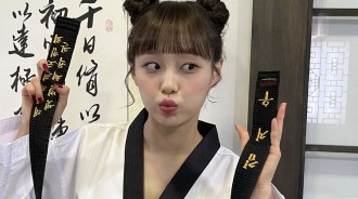 前本月少女Chuu身穿跆拳道服露出燦爛的笑容！粉絲 : 令人安心