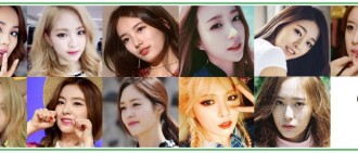Naver的民意調查顯示在近年的K-POP歷史中組合中最美的成員是....