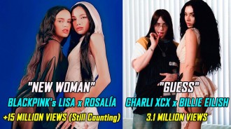 BLACKPINK LISA的〈New Woman〉（Feat. Rosalía）超越Charli xcx的〈Guess〉（Feat. Billie Eilish）成為2024年YouTube上女性合作曲最大首日播放量