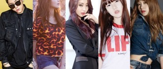 有韓網友列出K-POP組合中人氣最高和最低的成員差別