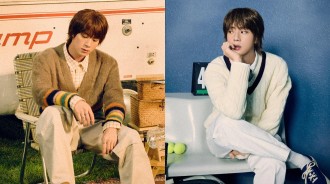 BTS's Jin 公開了他首個個人專輯《Happy》的驚艷預告照