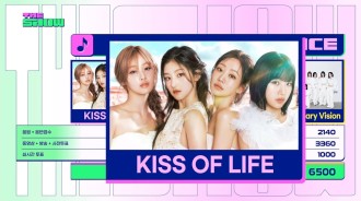 KISS OF LIFE 獲得 SBS MTV《The Show》第一名獎盃