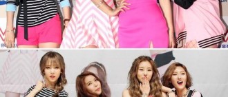 擺出姿勢的女子組合MAMAMOO