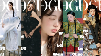 Vogue Korea 2025年3月“女性與工作”封面，與Krystal、TWICE的Sana & Chaeyoung、(G)I-DLE的Minnie和IVE的Wonyoung