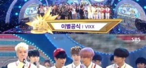 VIXX憑借「離別公式」橫掃各大音樂排名電視節目