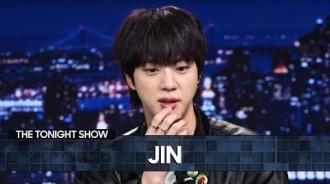 BTS's Jin教吉米·法倫如何跳'Super Tuna'舞 + 在'The Tonight Show'上表演'Running Wild'