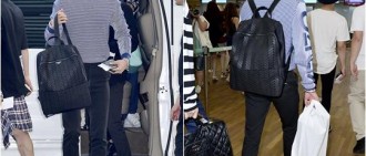 SHINee珉豪演繹休閒風　潮揹黑色後背包