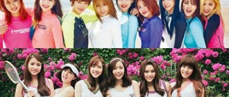 暴雨中賣力演出的 TWICE、GFRIEND