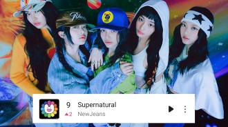 NewJeans的《Supernatural》成為首支進入Melon前10名的日本歌曲