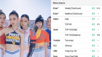 NewJeans先行曲「Super Shy」在韓國音樂排行榜上取得稱霸！成功實現完美屠榜！