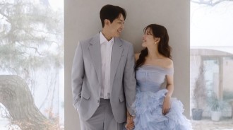 朴荷娜與前籃球選手金泰秀結婚