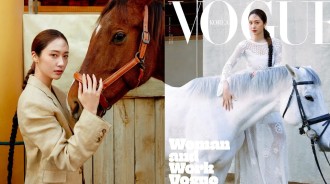 Krystal 驚艷亮相《Vogue Korea》穿上 Ralph Lauren