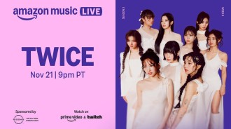 TWICE將在“Amazon Music Live”上表演，緊隨“Thursday Night Football”之後