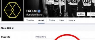 Tao的名字在EXO-M’s Facebook page已被移除
